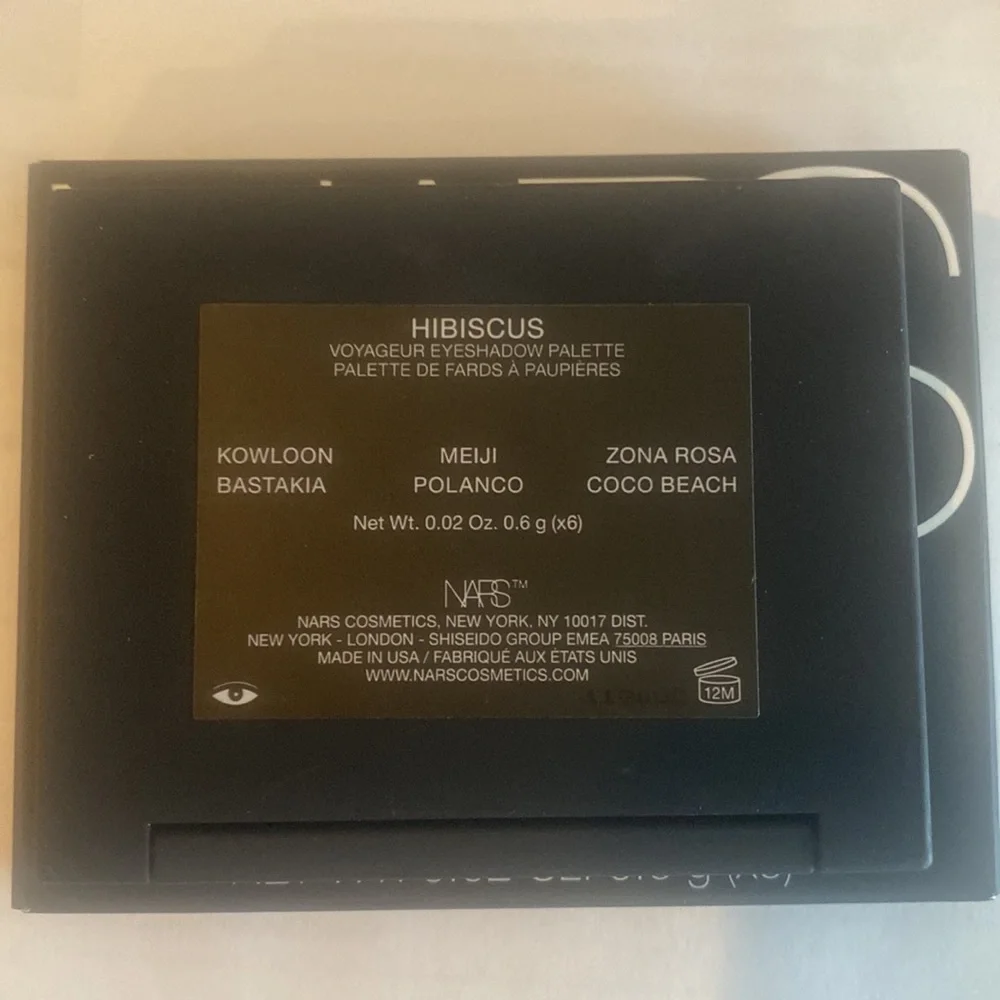 NARS VOYAGEUR EYESHADOW PALETTE in Hibiscus NIB $32
